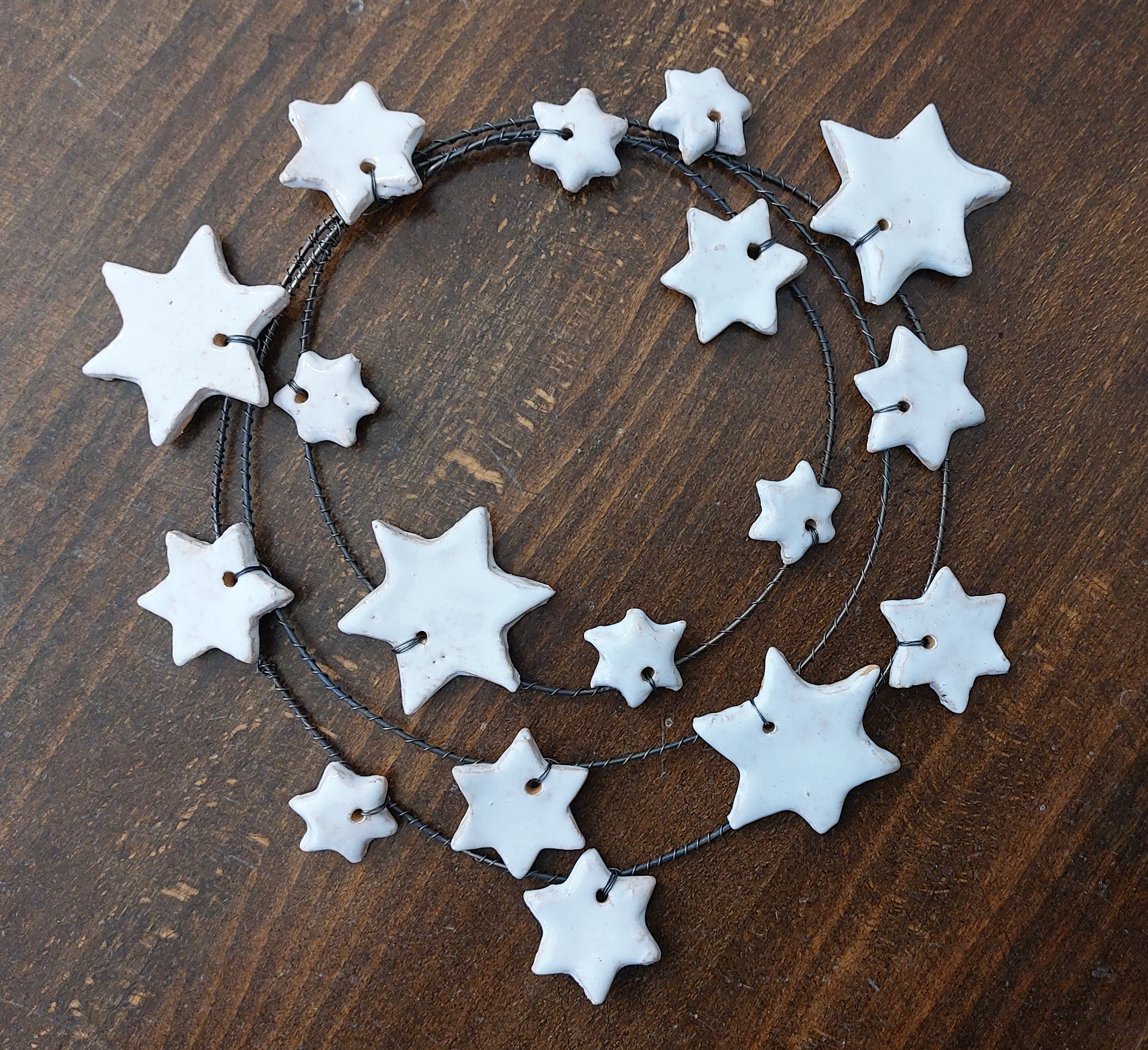 Keramika velká glazovaná Věnec 3171