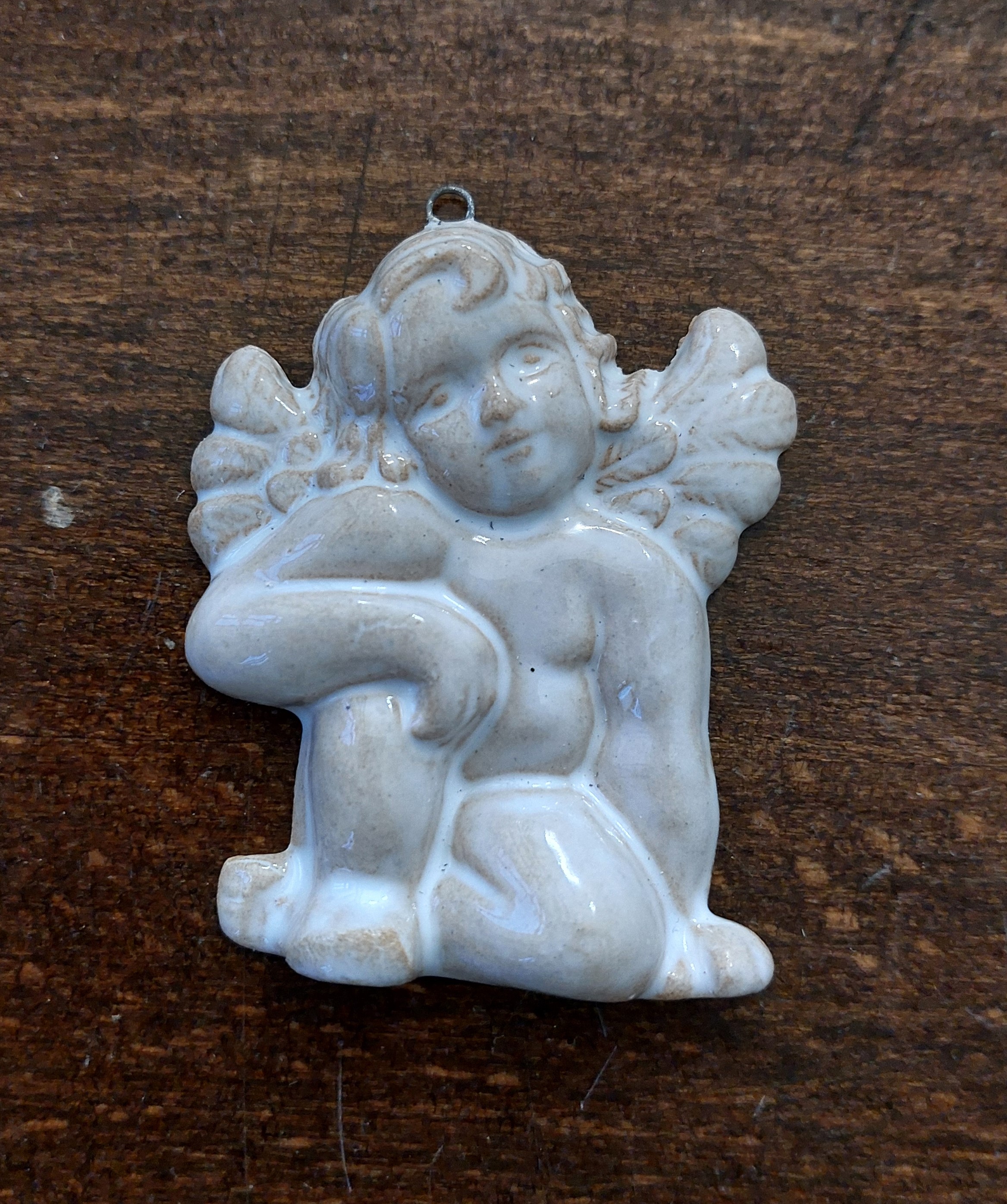 Keramika malá glazovaná Anděl 3172