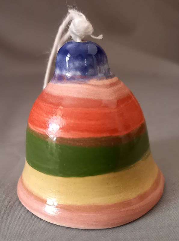 Keramika malá glaz. Zvonek 3090